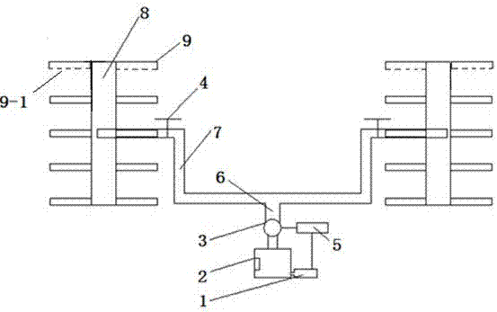 Carriage window air-flow state tracking device and experimental method