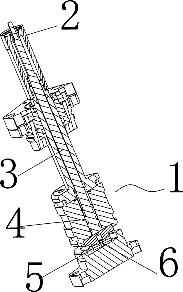 Mold ejection system and motor core rotor aluminum die-casting mold using the ejection system