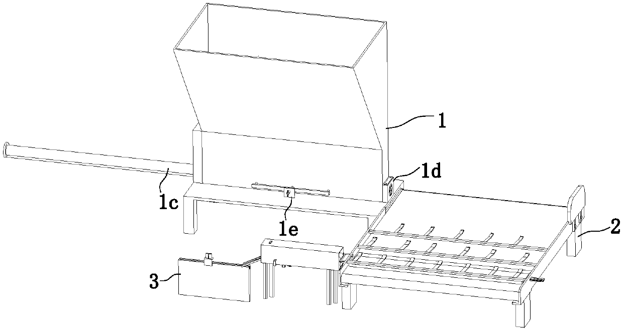 Grinding and cutting device of automatic bamboo chopstick production line