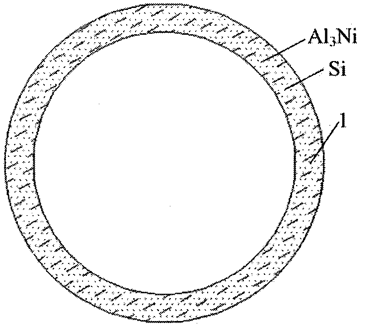 Self-generated mixed particle-reinforced aluminum alloy cylinder sleeve and preparation method thereof