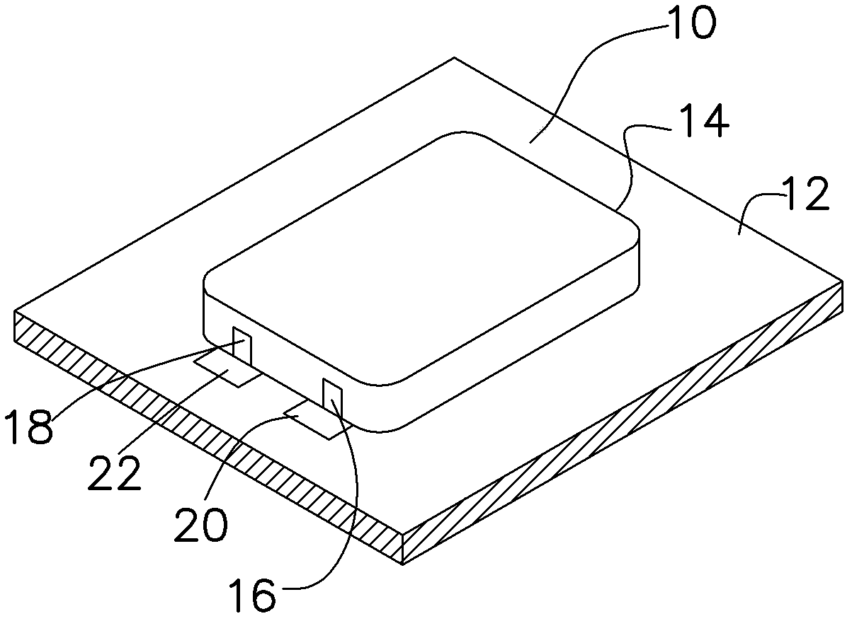 Power inductance structure free of use of lead frame and manufacturing method thereof