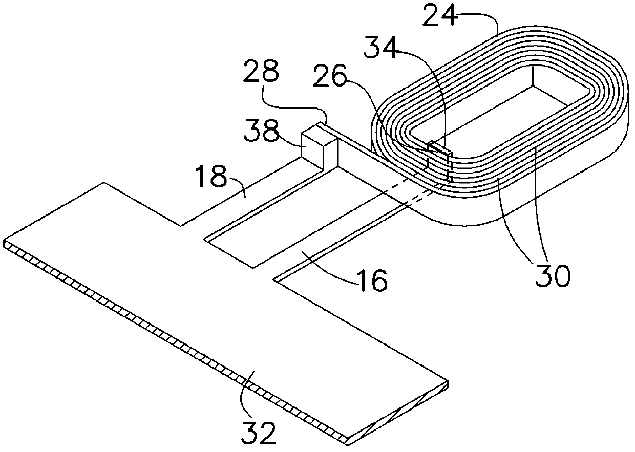 Power inductance structure free of use of lead frame and manufacturing method thereof