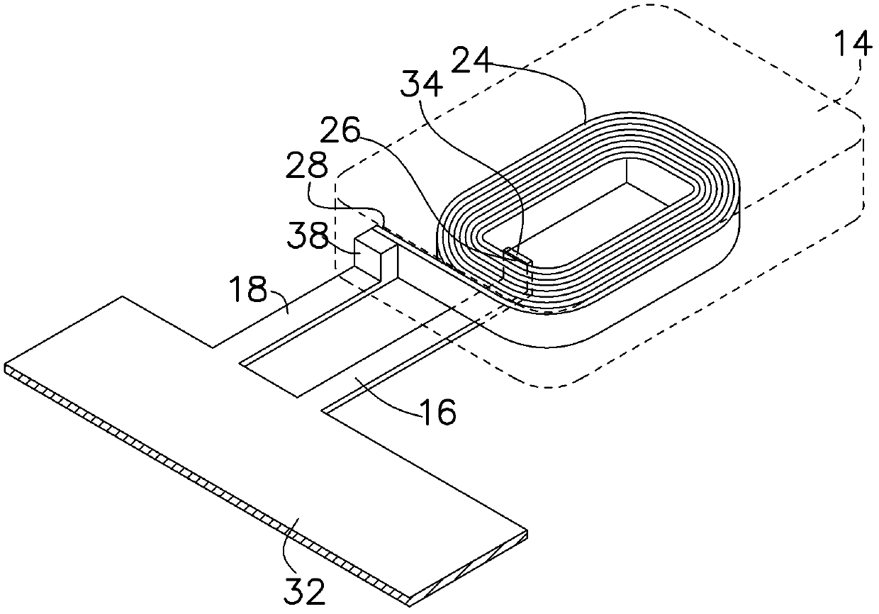 Power inductance structure free of use of lead frame and manufacturing method thereof