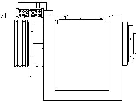 Easy maintenance type non-clearance brake