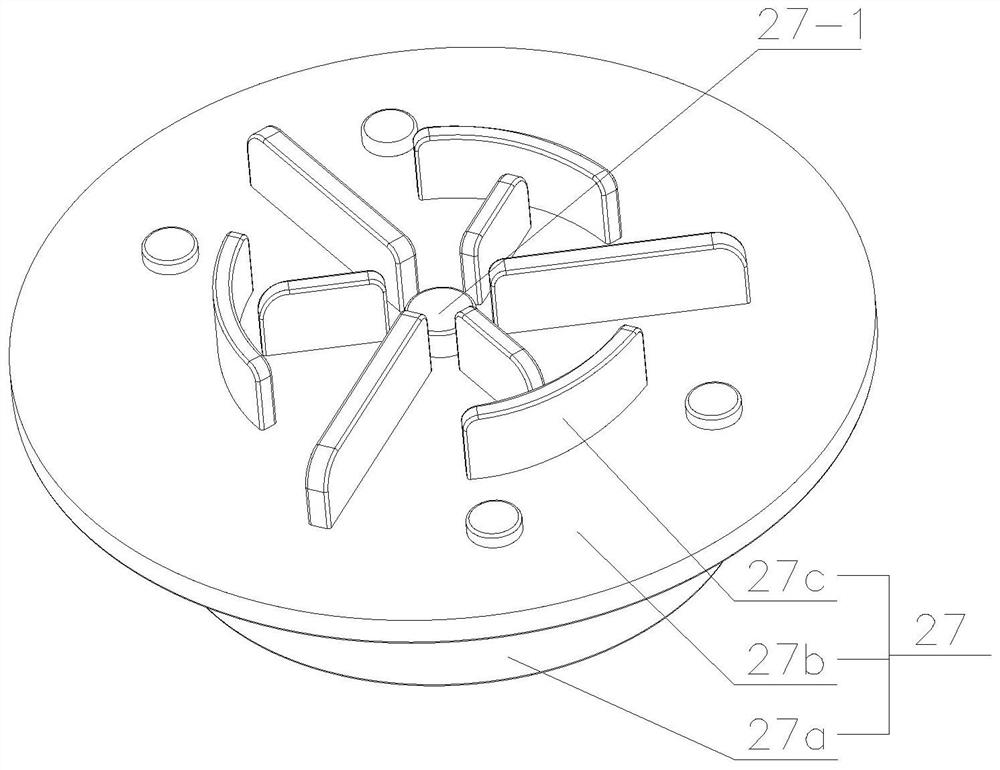 Valve port conveying and detecting assembly