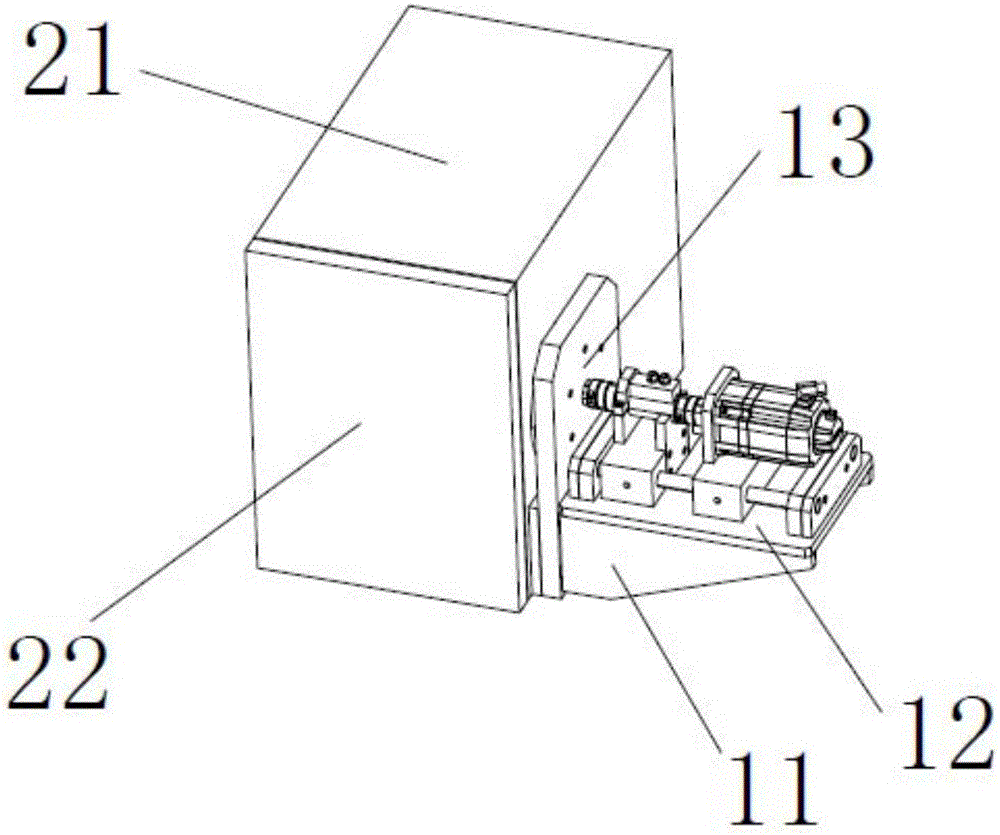 Test bench for testing working conditions of motor under different temperature environments