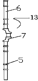 Transient electromagnetic low-mutual-inductance foldable type coil