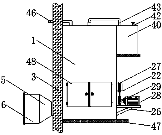 Building workshop ventilation device