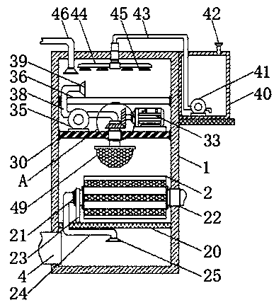 Building workshop ventilation device