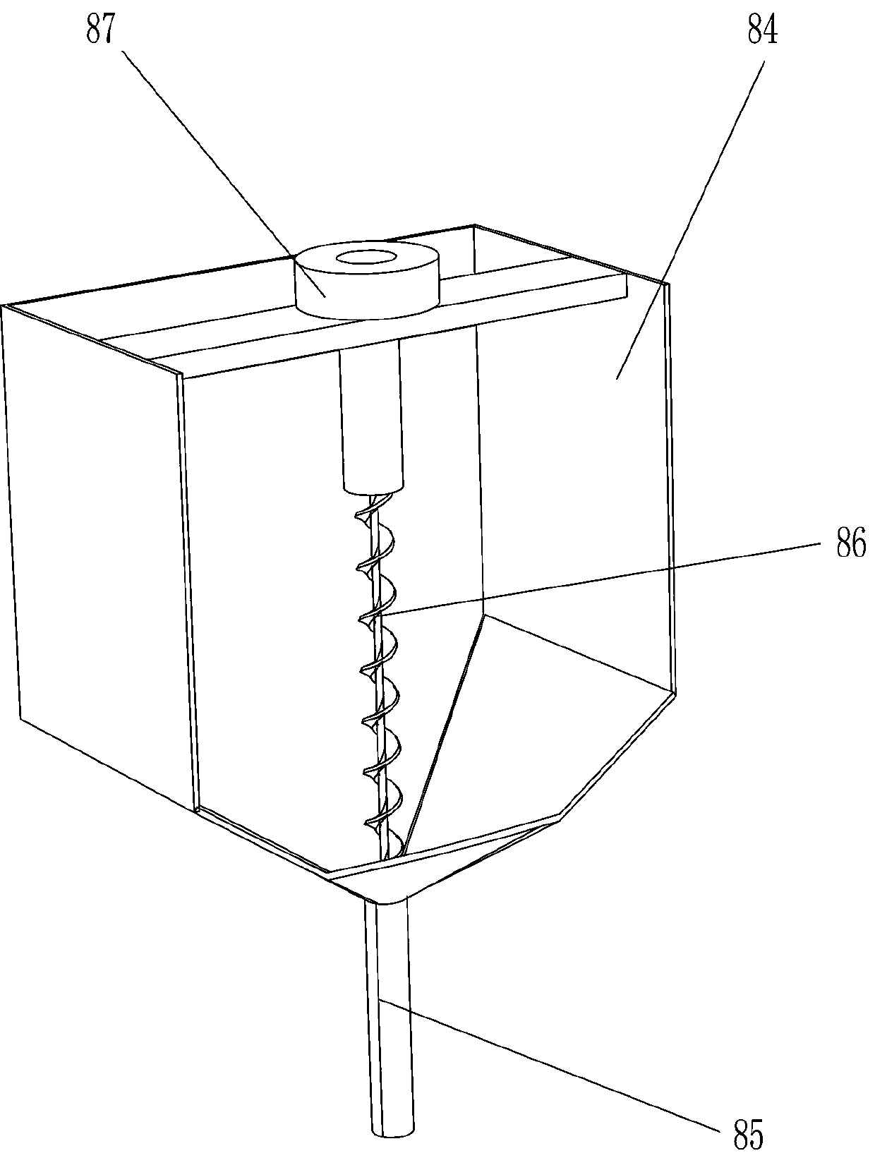 Quantitative filling machine for powder medicine