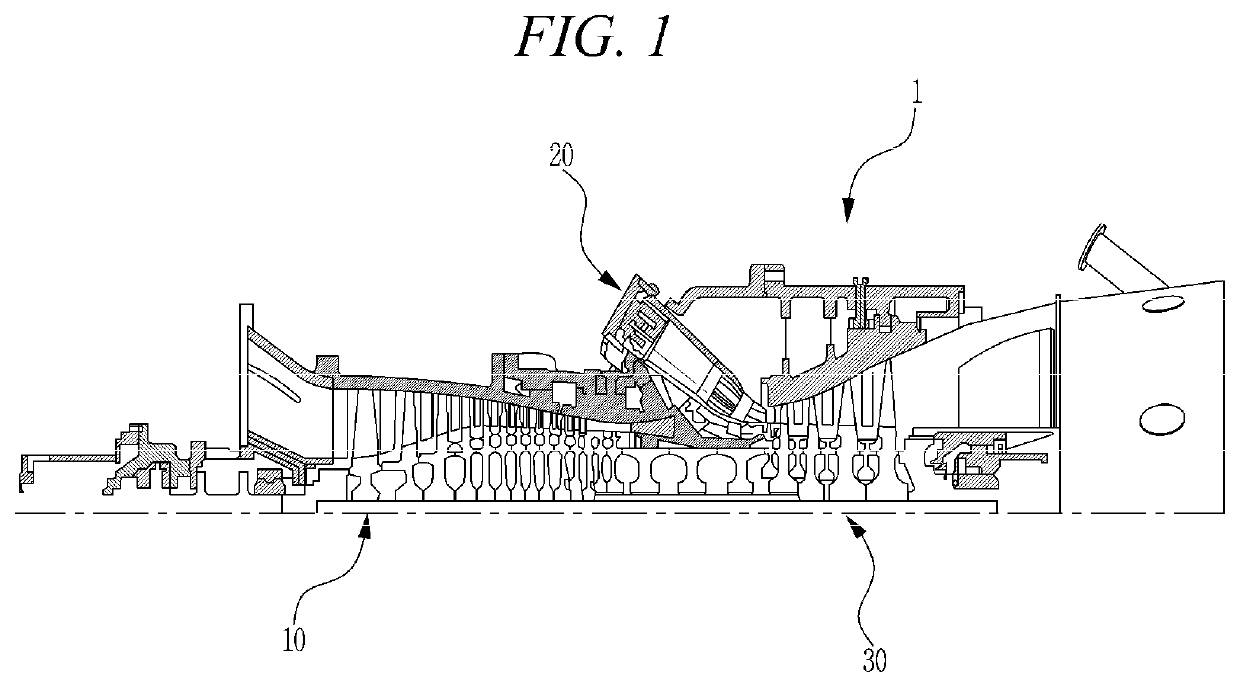 Fuel nozzle with turning guide and gas turbine including the same