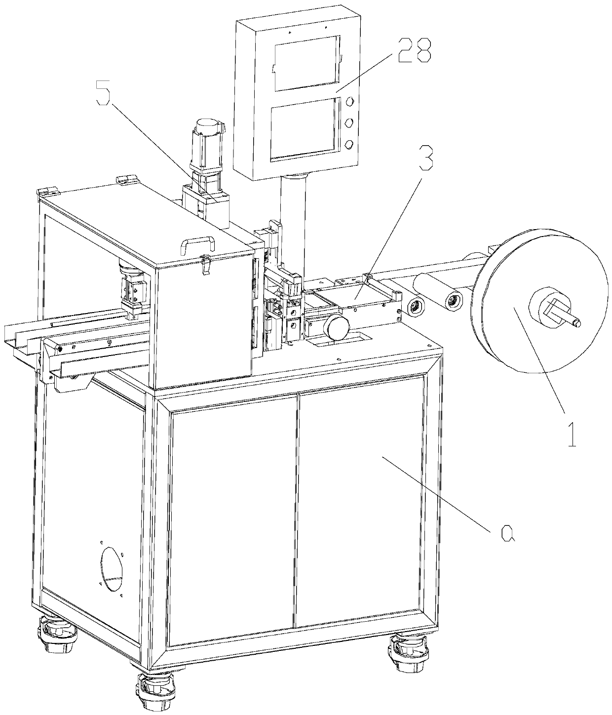 Detecting and cutting machine with automatic classification detection function