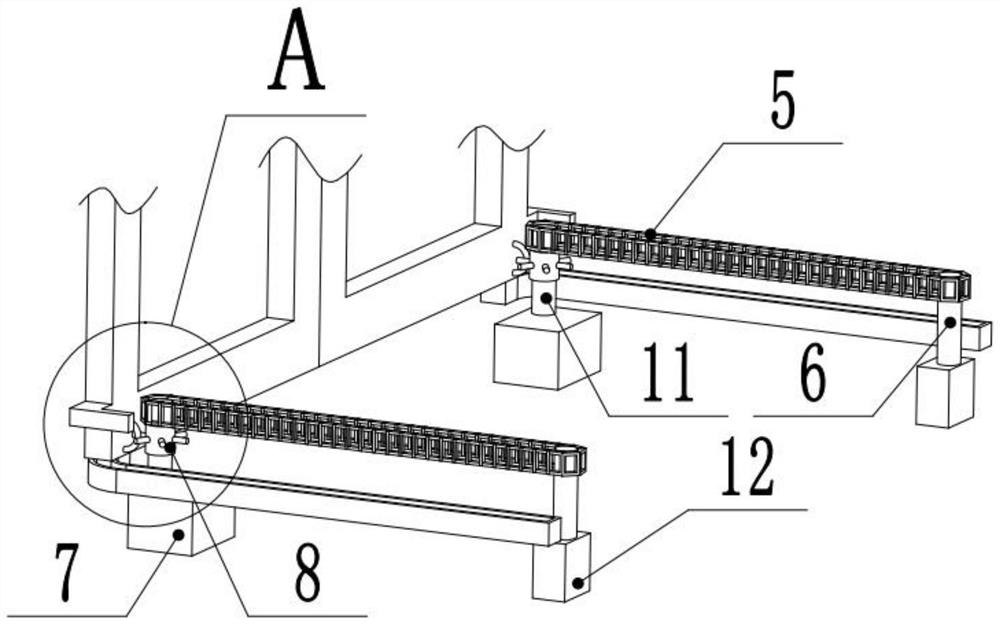 Automatic safety type protective door of cigarette making machine