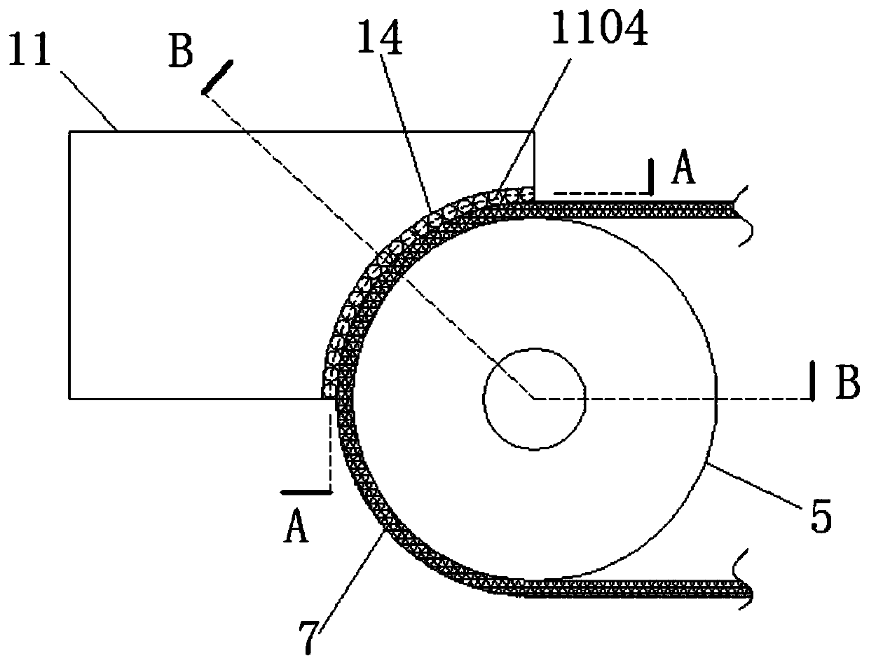 High precision smearing and quantitative sizing device for textile fabric