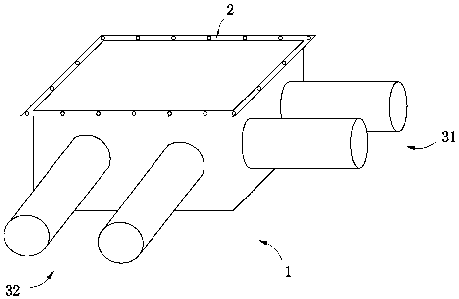 Biomass pellet burner heating pipe connection device