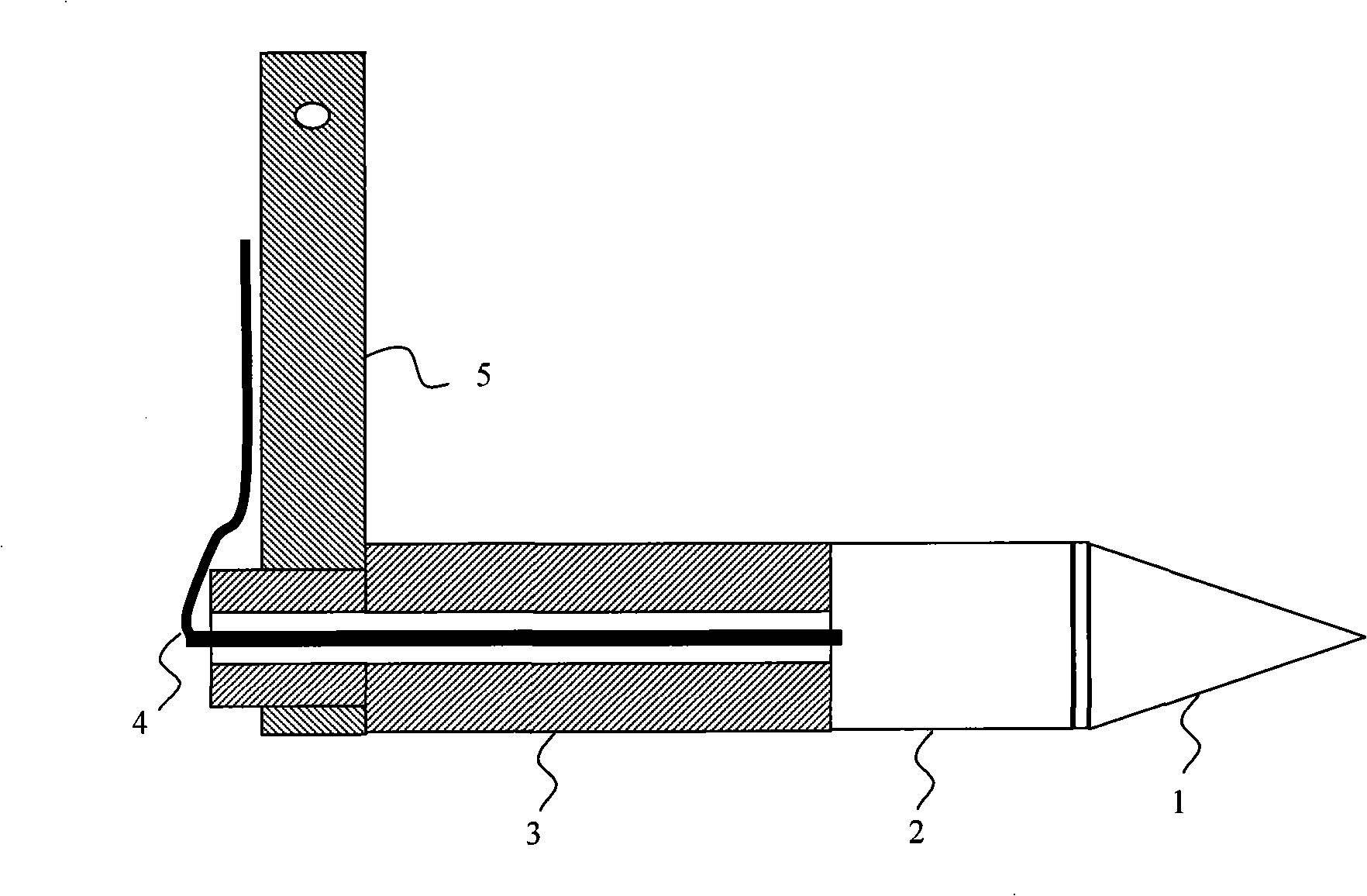 Vehicle mounted traveling type soil density sensor