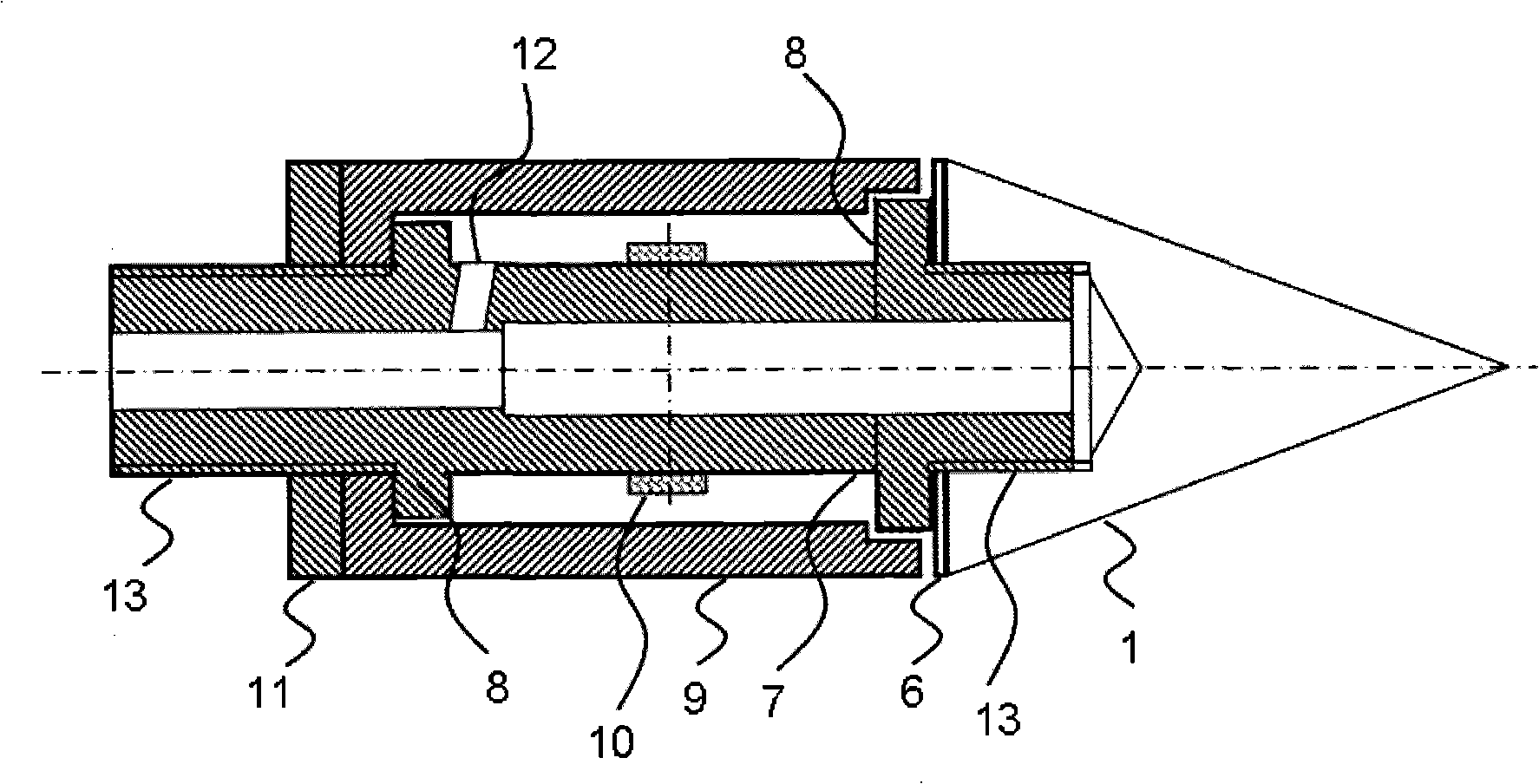 Vehicle mounted traveling type soil density sensor