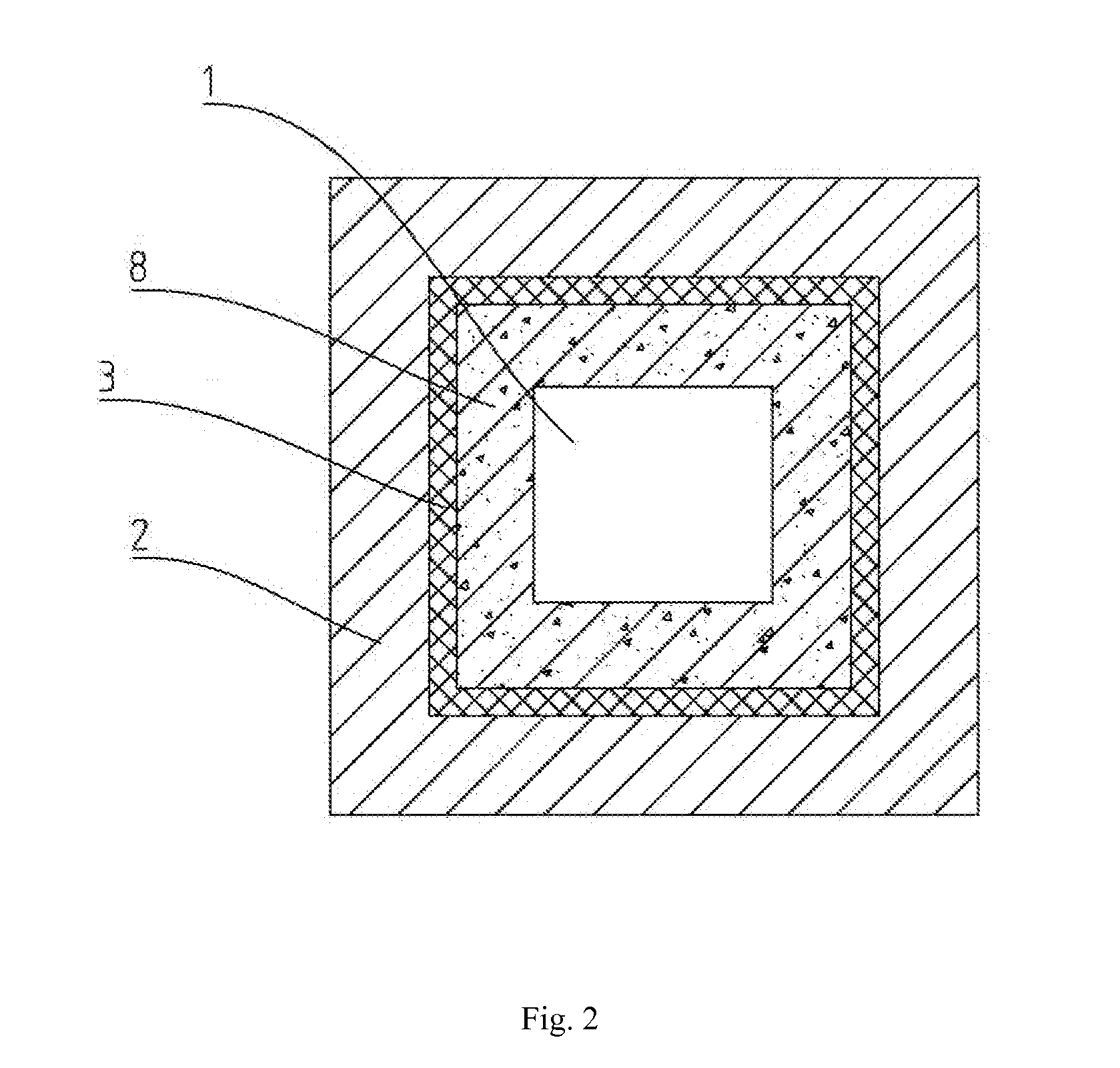 Connection Structure for Blocking Settlement of Ground