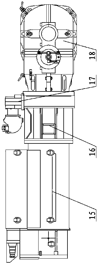 Cross side dumping type variable-frequency drive conveying device for coal mines