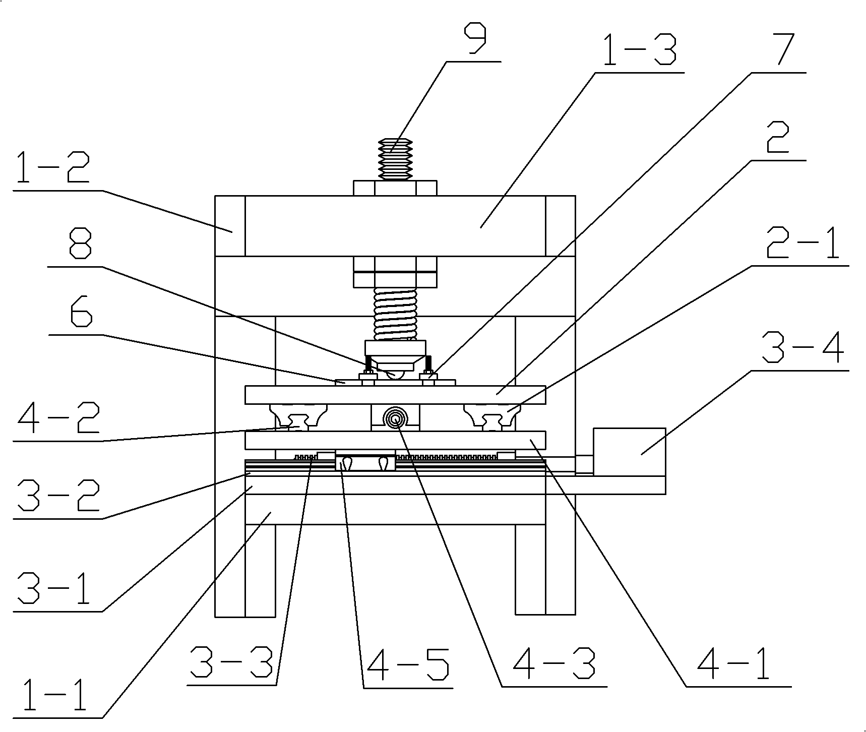 Nanometer modifying apparatus of metal material surface