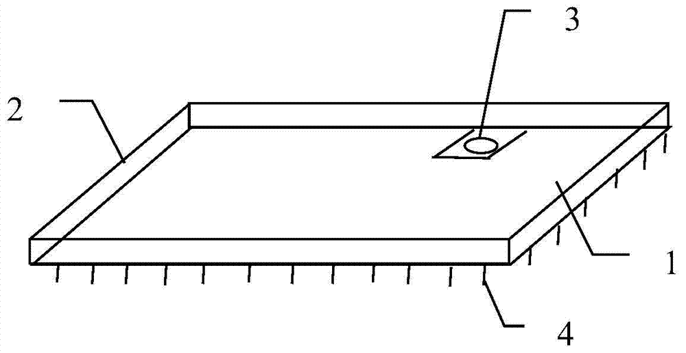 Integrated integrated bathroom chassis and preparation method of the chassis body