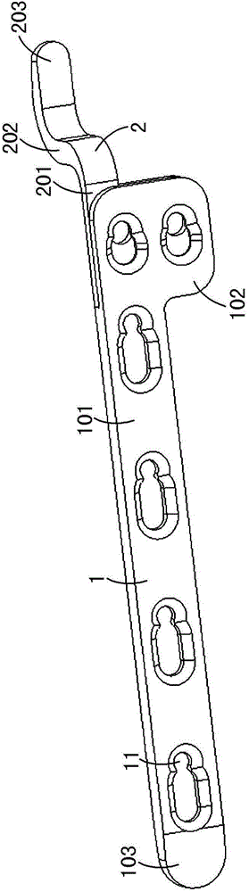 Clavicle hooking plate