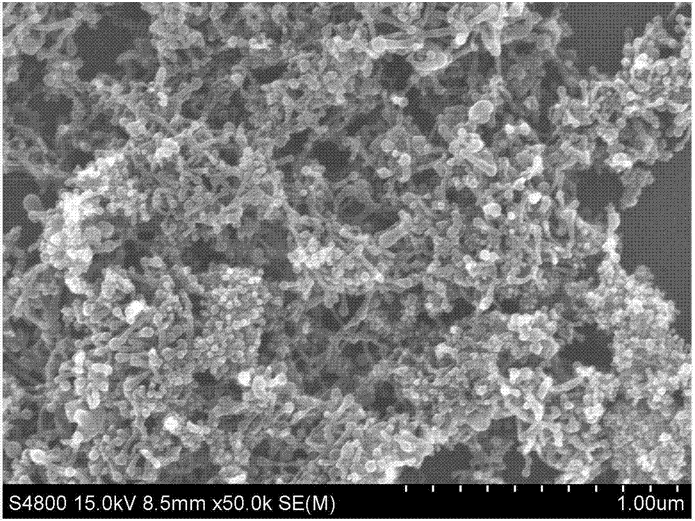 Silicon nitride-comprising nanomaterial and preparation method and use thereof