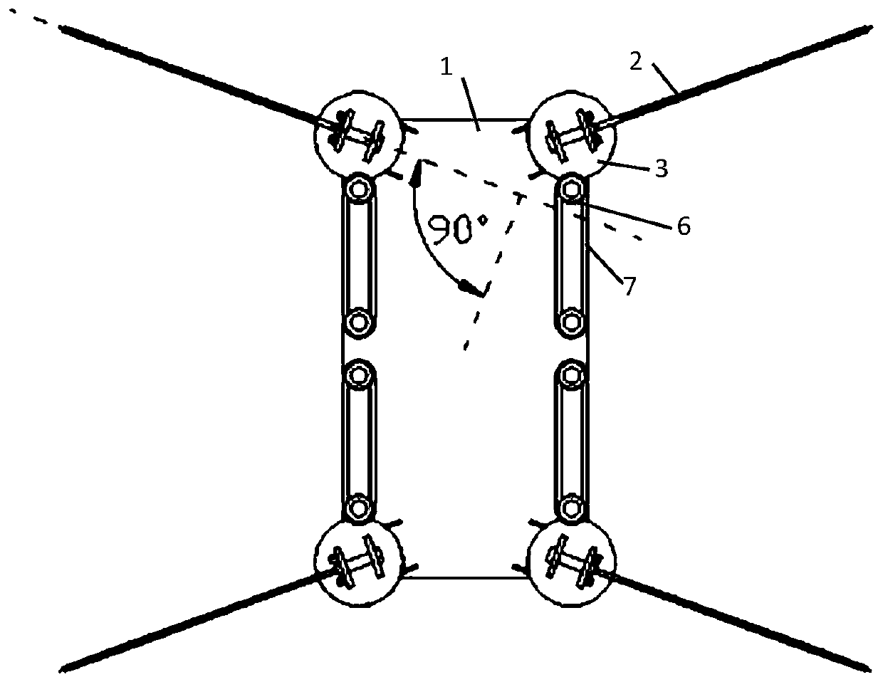 Multi-wing aircraft and its flight control method