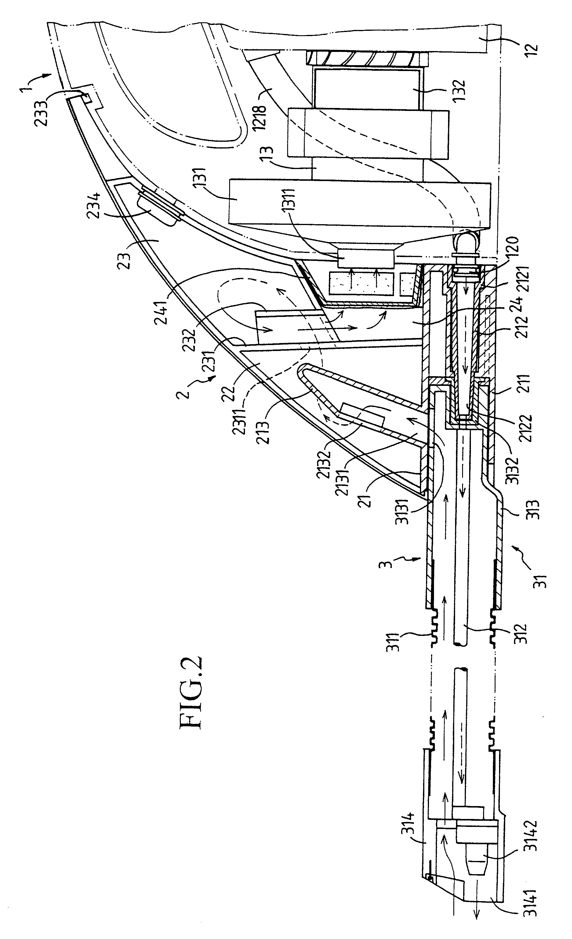 Steam/vacuum cleaning apparatus