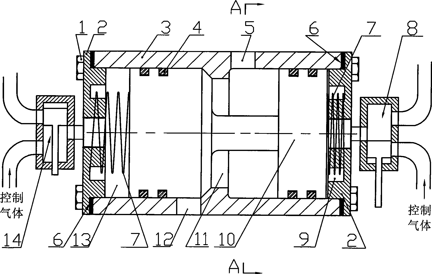 Electric driving fully variable valve actuator for air-powered engine