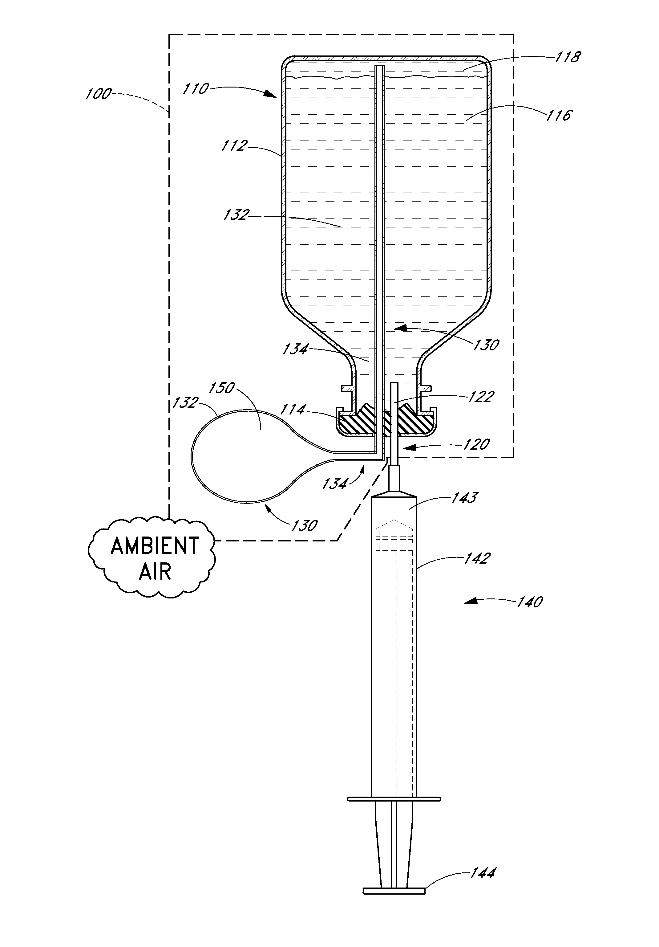 Pressure-regulating vial adaptors