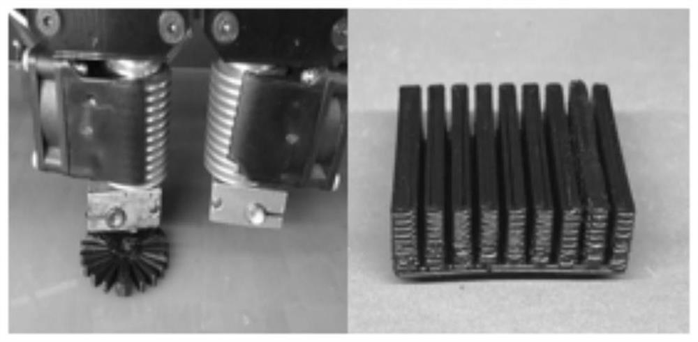 Manufacturing method for 3D printing workpiece with high interfacial heat conductivity