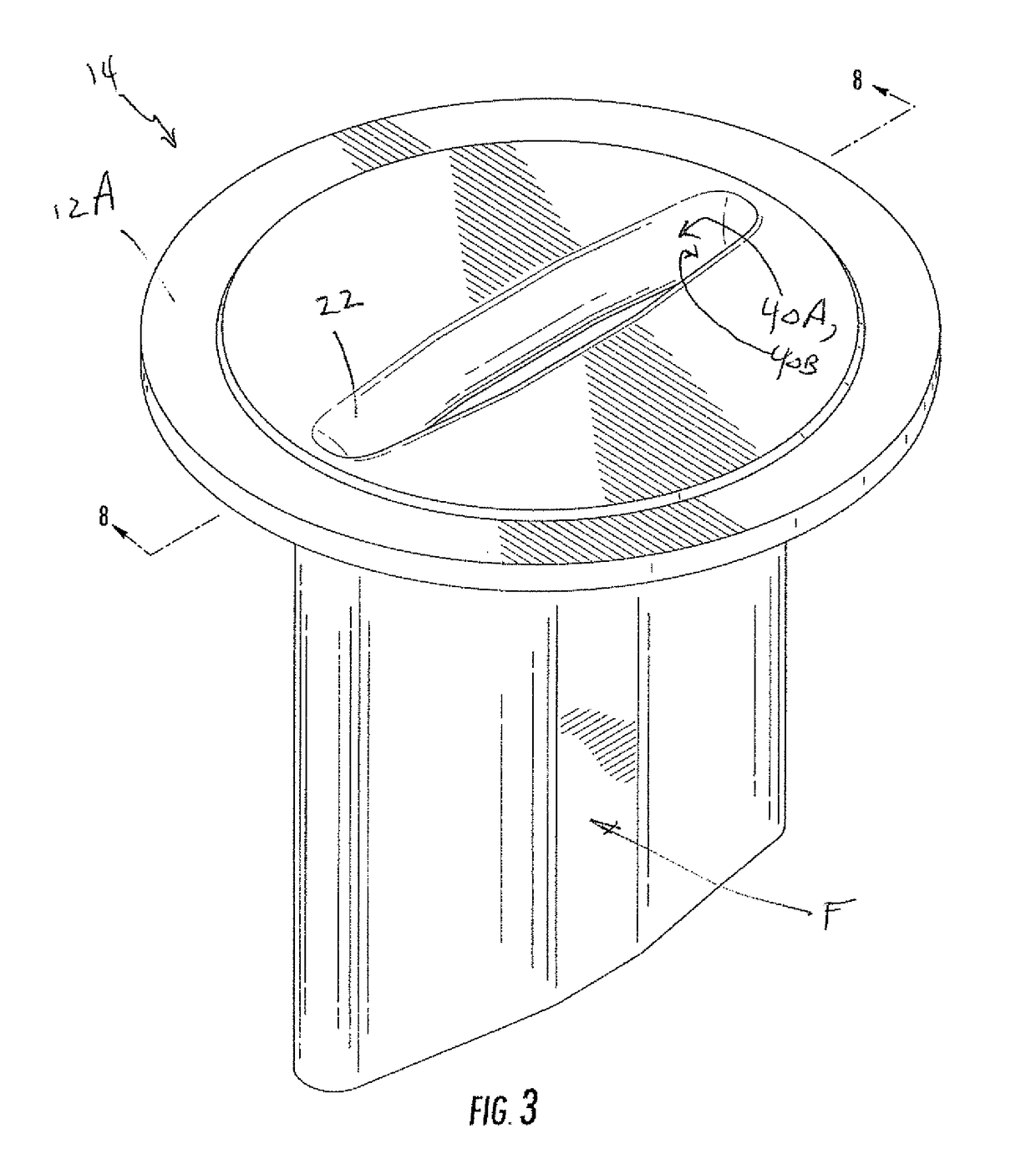 Valve assembly for expandable bladder and method of manufacturing the same