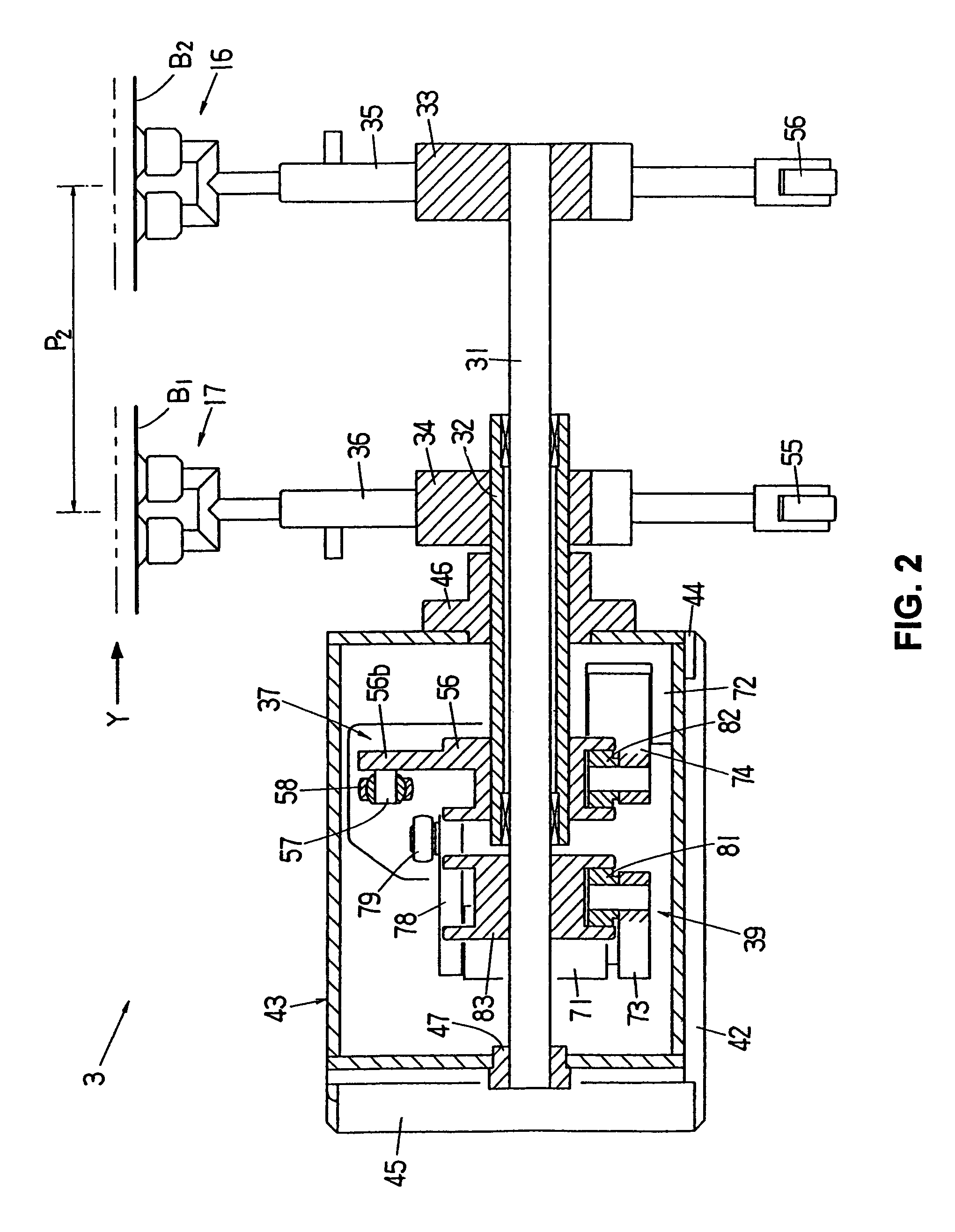 Bag-making and packaging machine