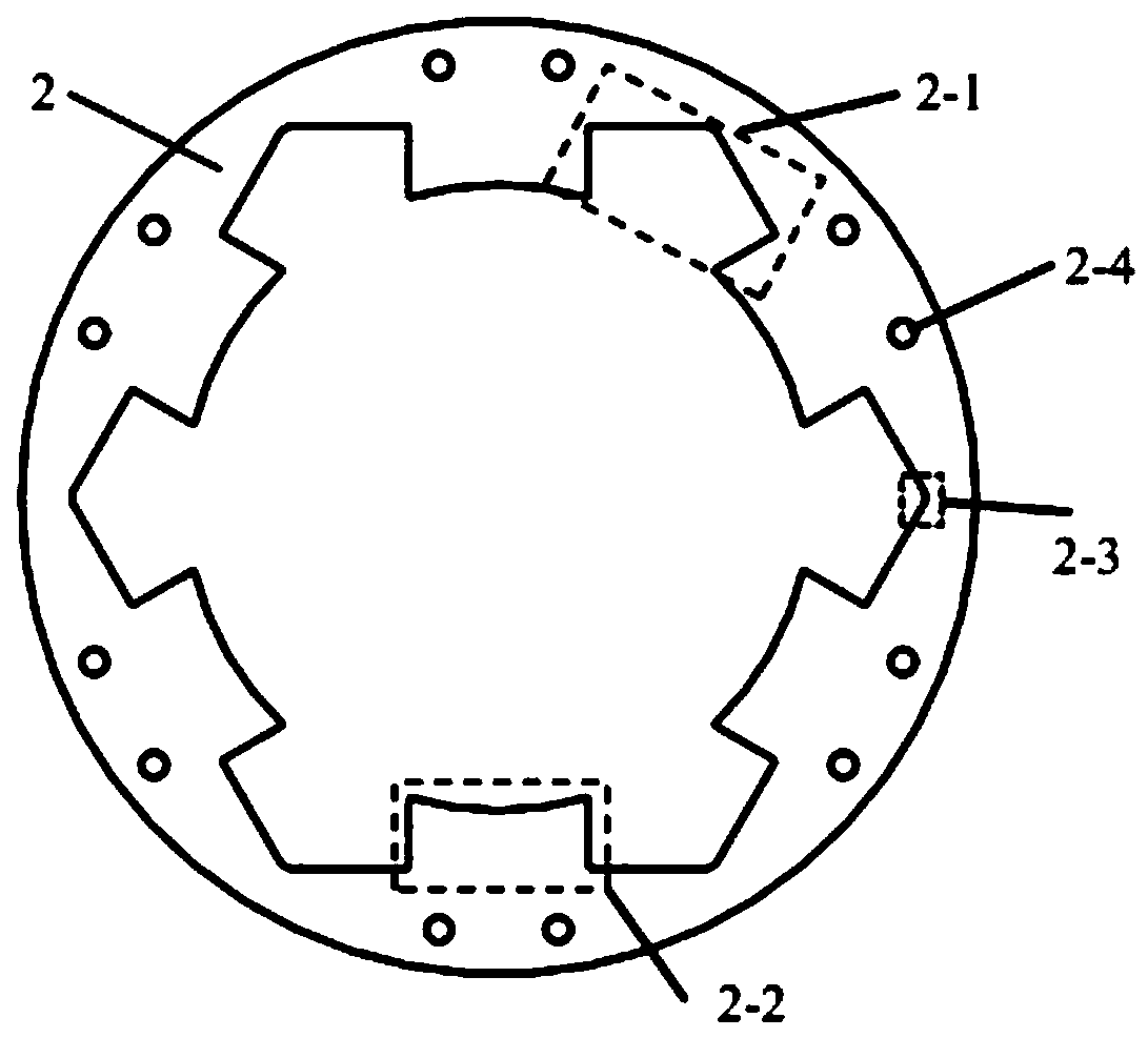 Fractional-slot high-temperature superconducting generator stator