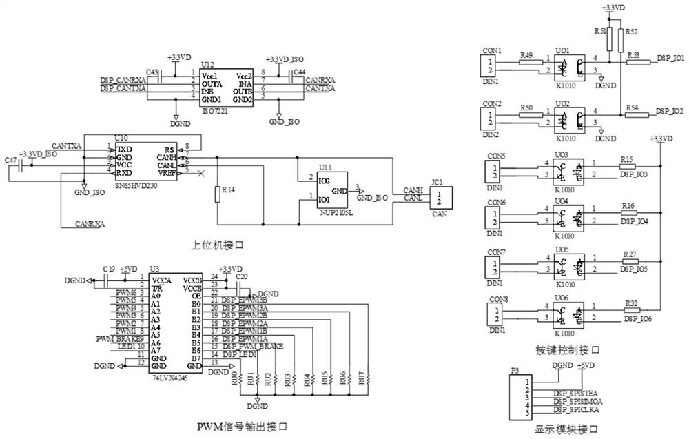 Square wave and sine wave integrated control system for magnetic suspension permanent magnet motor