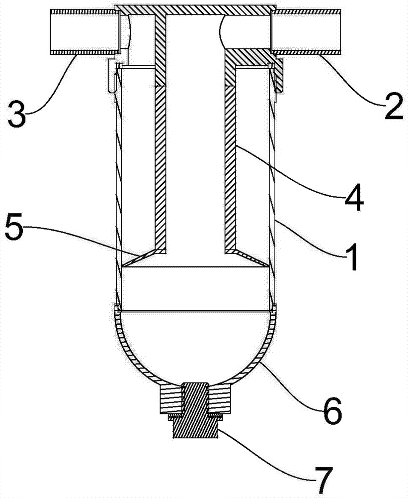 Double-tube type moisture absorber for oil immersed transformer