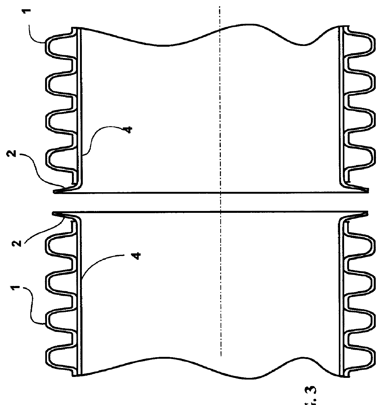 Corrugated plastic pipe sections having flanged ends and structurally tight joints thereof