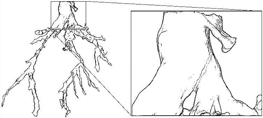 Two-point grid model cutting method