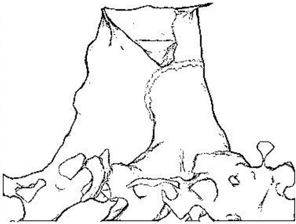 Two-point grid model cutting method