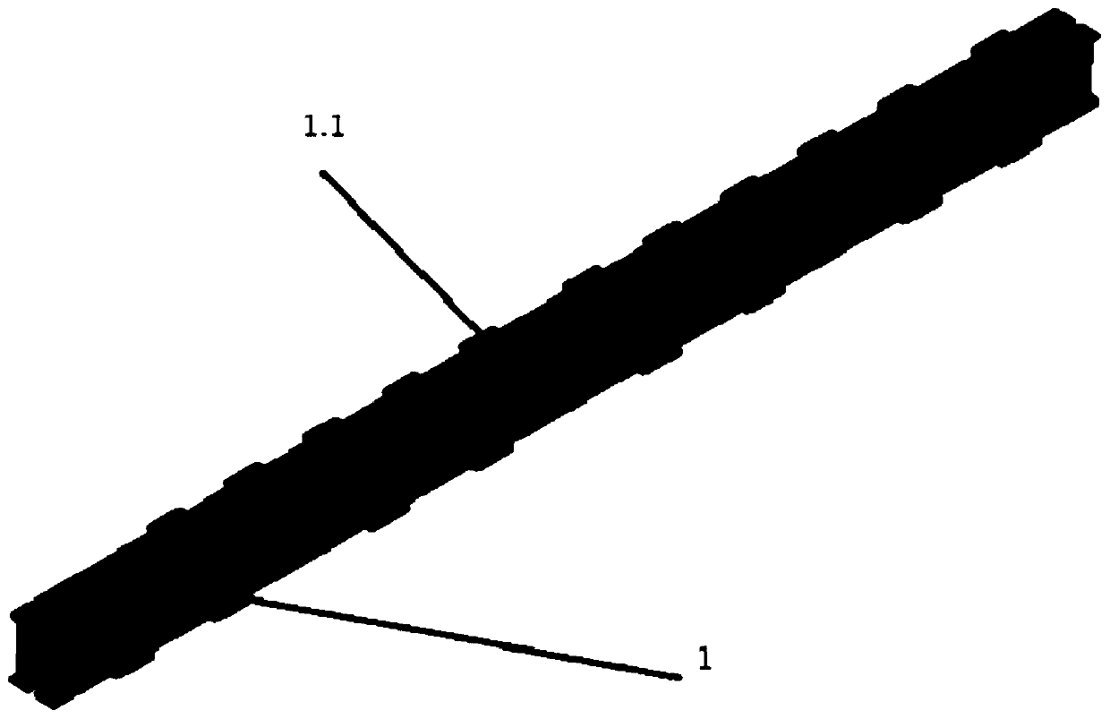 Main truss surface installation and construction method