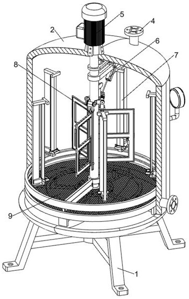 Self-cleaning type diethyltoluenediamine reaction kettle