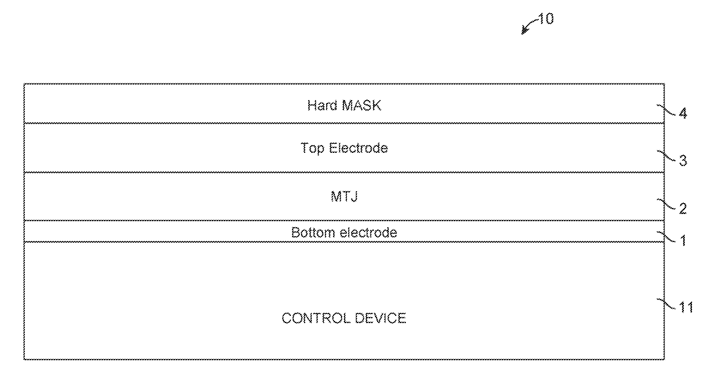 Vialess memory structure and method of manufacturing same