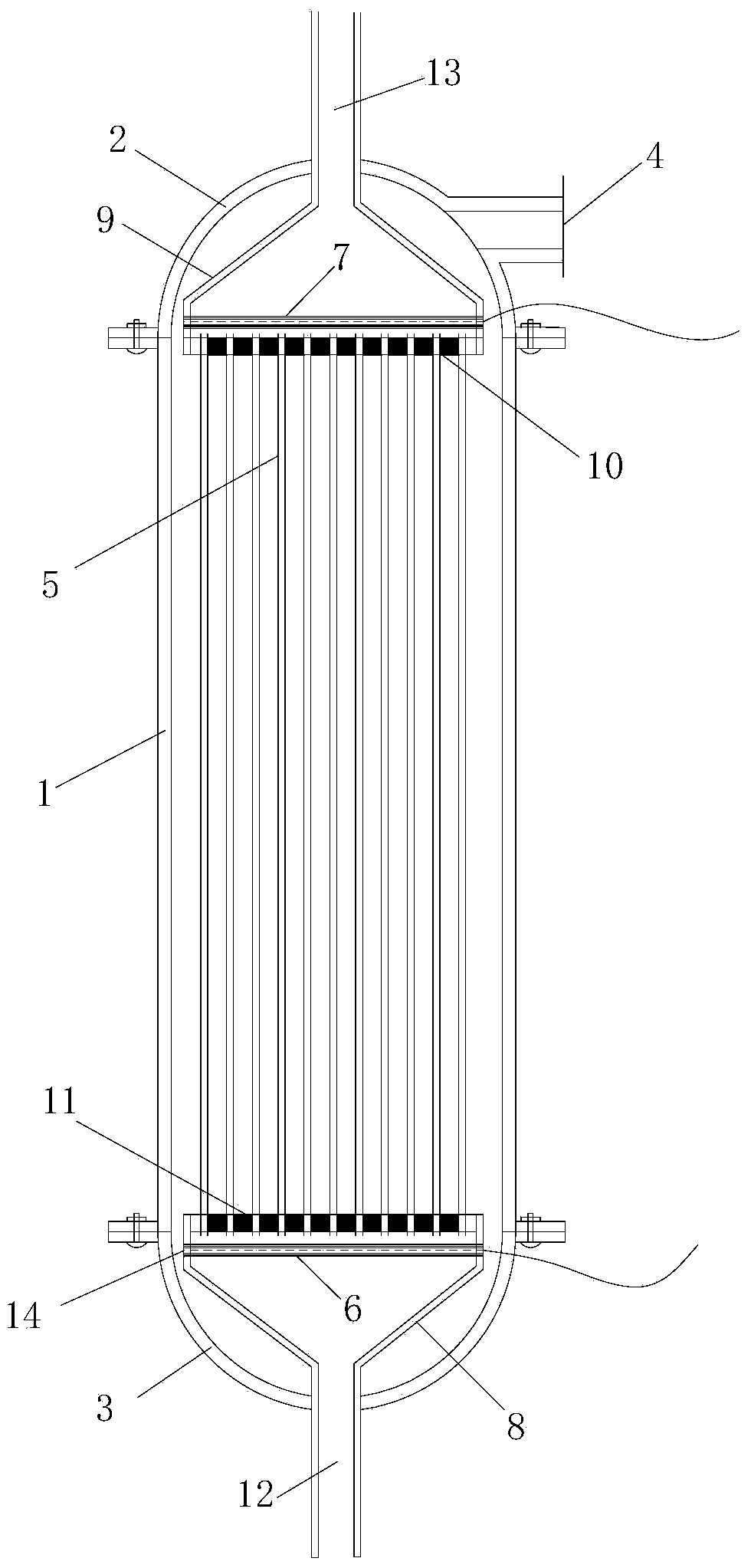 Device and method for strengthening filtering of internal-pressure membrane by using pulsed electric field