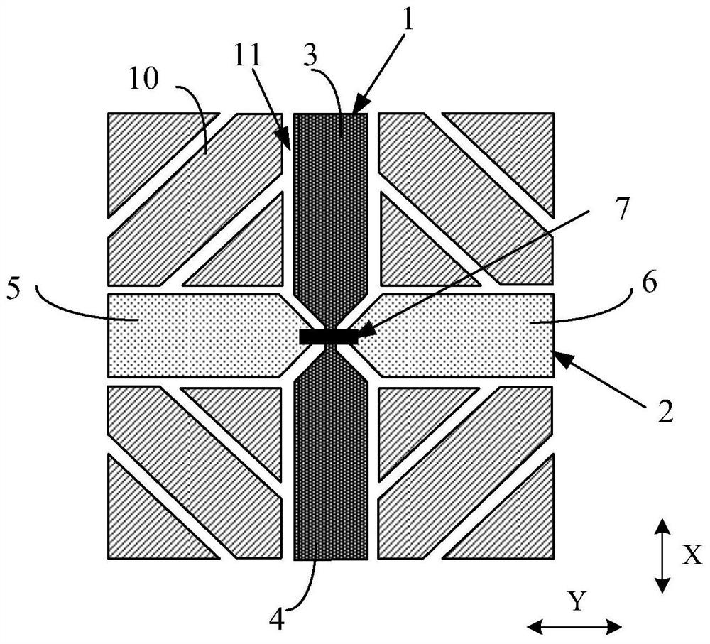 Touch unit, mutual capacitance touch screen and touch display device