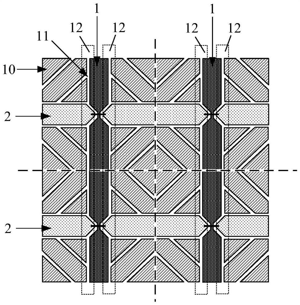 Touch unit, mutual capacitance touch screen and touch display device