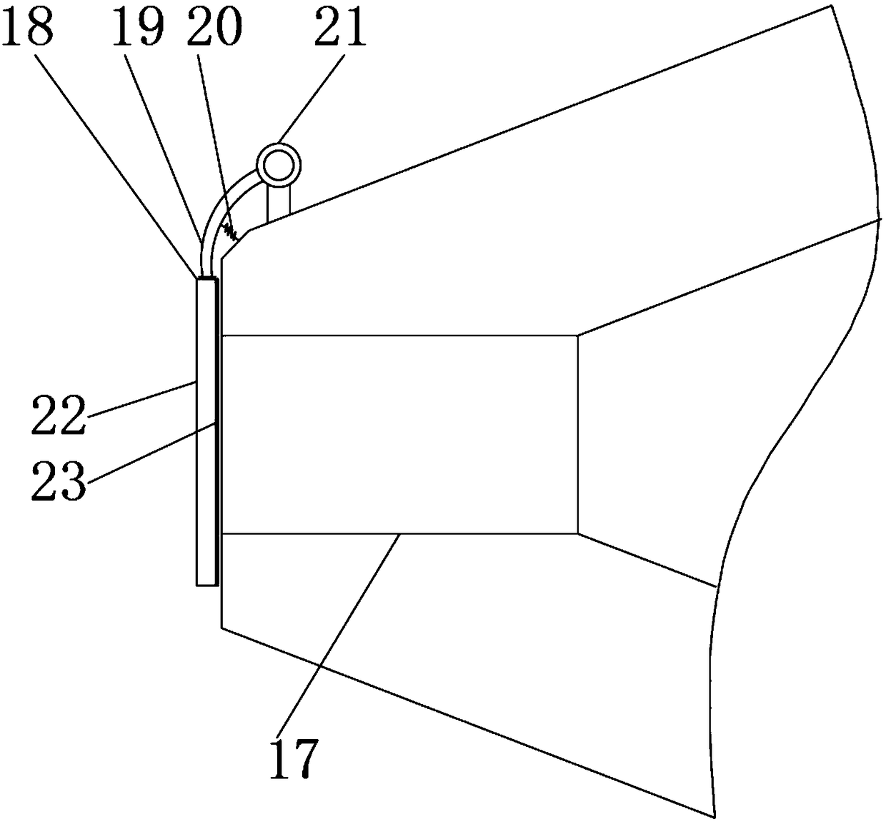 Injection molding machine nozzle with self-cleaning function