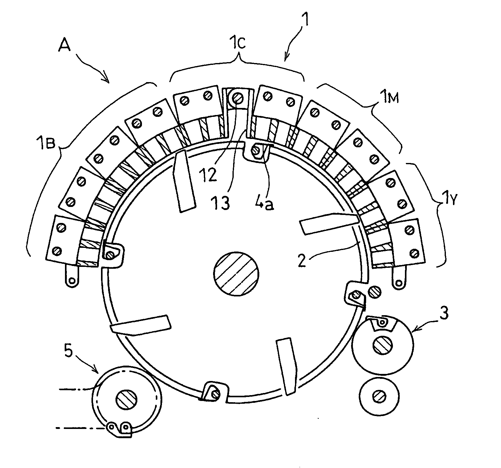 Line-dot recorder