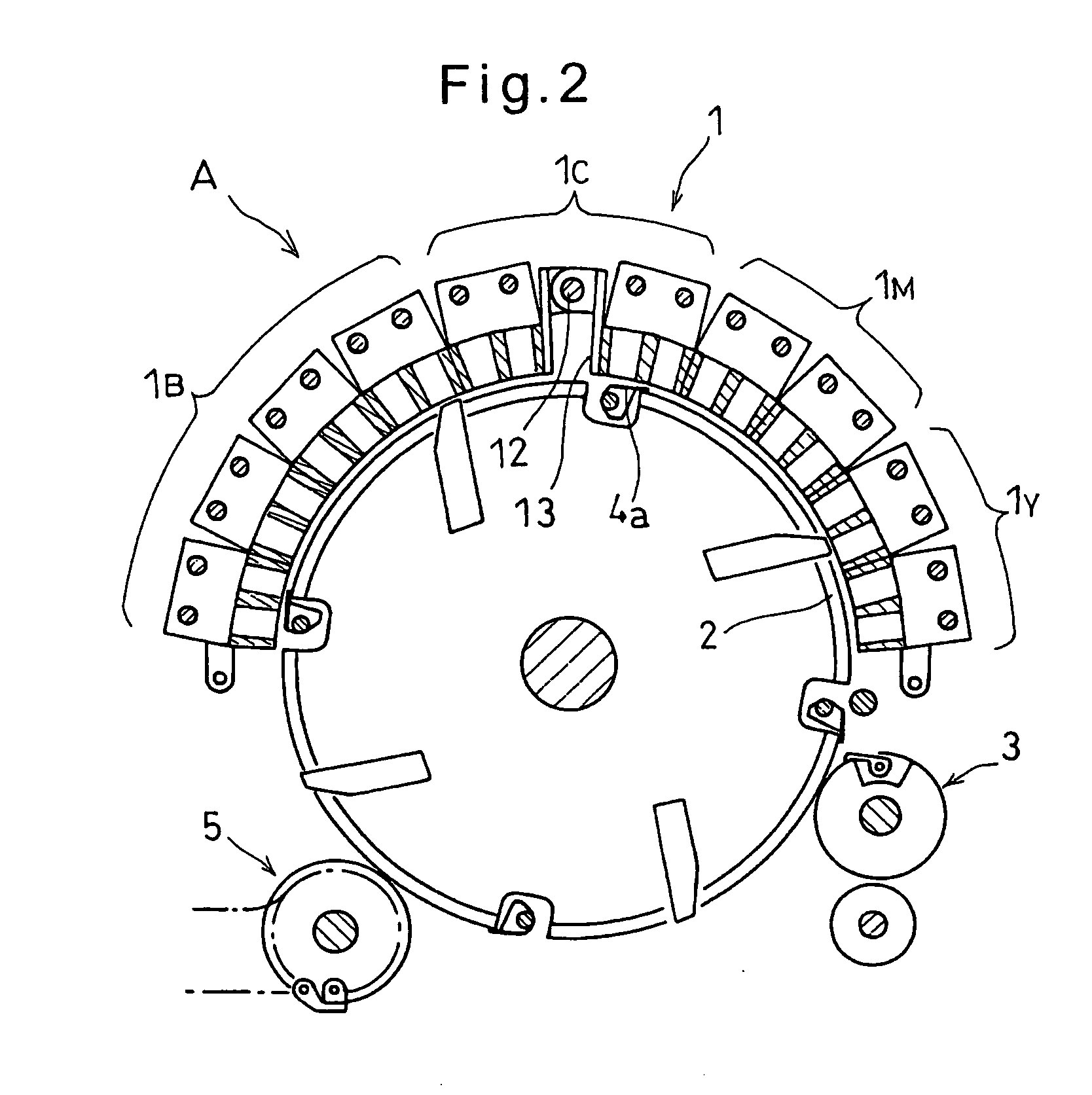 Line-dot recorder