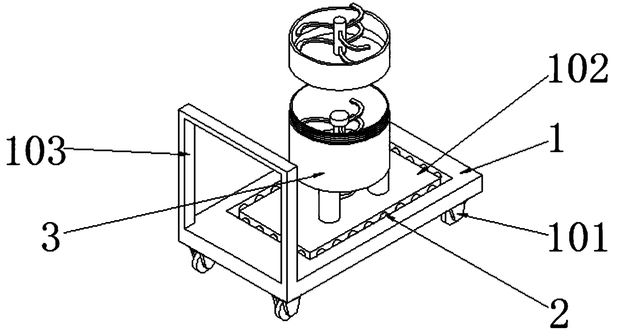 Concrete stirring machine for indoor decoration